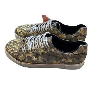 Juicy Couture Charter Sneakers Gold/Black Studded
